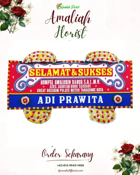 Papan Bunga Ucapan Selamat Pademawu